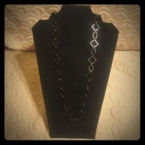 Elegant Black Metal Necklace
